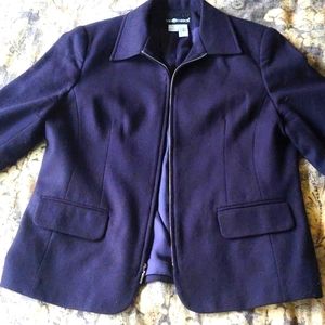 Sag Harbor Navy Wool Suit Jacket